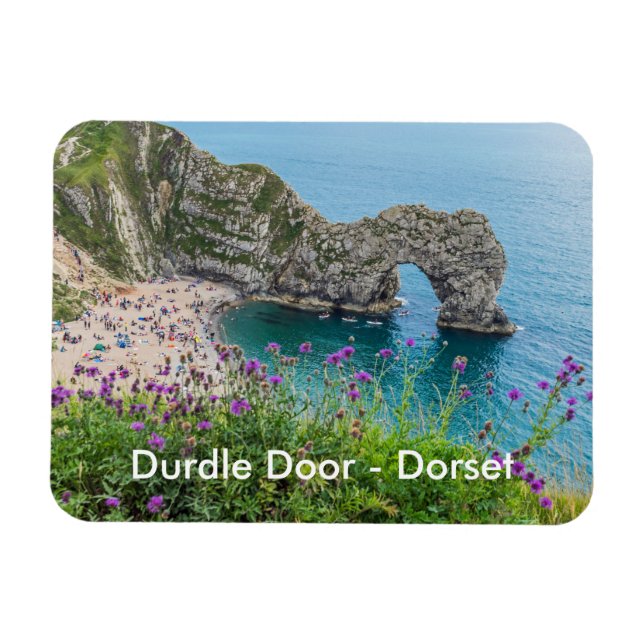Puerta Durdle, imán del refrigerador Dorset (Horizontal)
