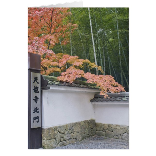 Puerta Norte del Templo Tenryuji (Frente)