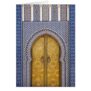 Puerta Ornata Del Palacio Del Rey