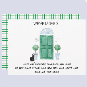 Puerta Verde Gato Nos hemos mudado Anuncio de nuev
