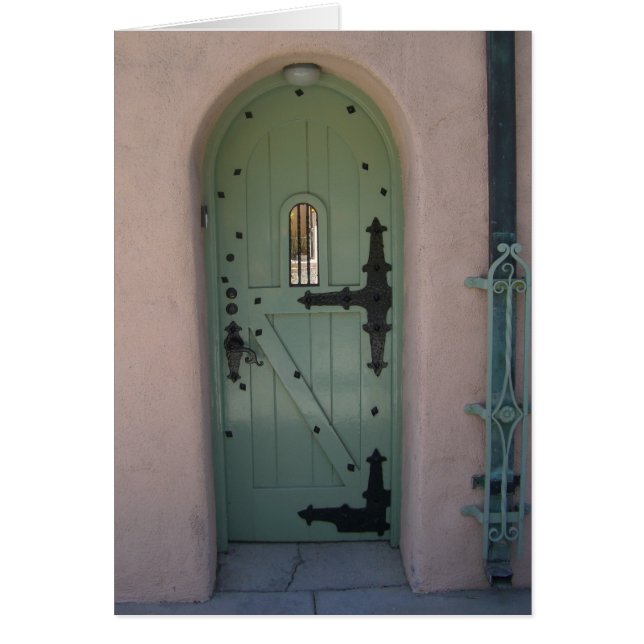 Puerta y hierro forjado (Frente)