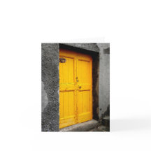 Puertas de la tarjeta de nota de Cinque Terre