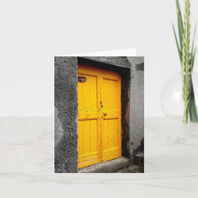 Puertas de la tarjeta de nota de Cinque Terre (Anverso)
