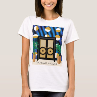Puertas Son Mi Jamba | Camiseta Art Déco de Bloque