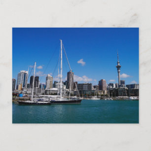 Puerto de Auckland, Nueva Zelanda - postal