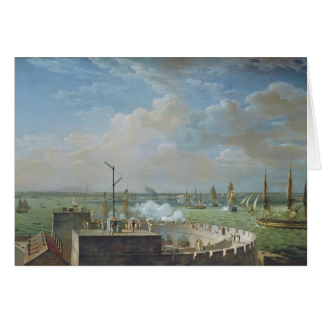 Puerto de Cherbourg, 1822 (Anverso (Horizontal))