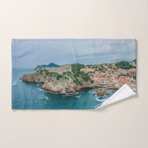 Puerto de Dubrovnik y centro de la ciudad