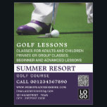 Puerto de golf, volante de publicidad de lección G<br><div class="desc">Golf Putt,  GoIf Lesson Advertising Flyers By The Business Card Store.</div>