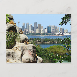 Puerto de Sydney desde la postal del zoológico