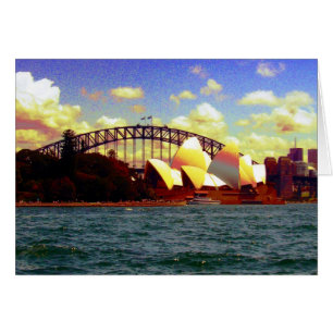 puerto de sydney estilizado