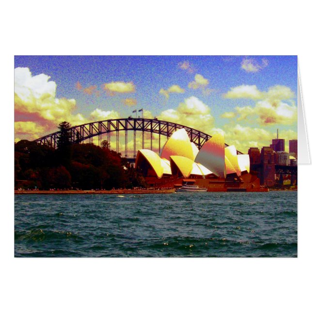 puerto de sydney estilizado (Anverso (Horizontal))