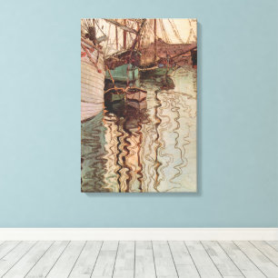Puerto de Trieste por Egon Schiele, Arte Antiguo