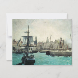 Puerto en Calais por Manet, Arte Impresionismo Vin