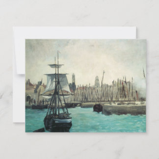 Puerto en Calais por Manet, Arte Impresionismo Vin