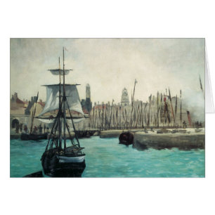 Puerto en Calais por Manet, Arte Impresionista Vin