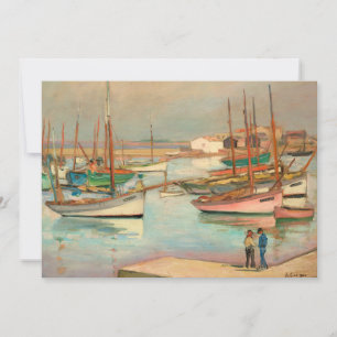 Puerto en la isla de Yeu   Henri Lebasque