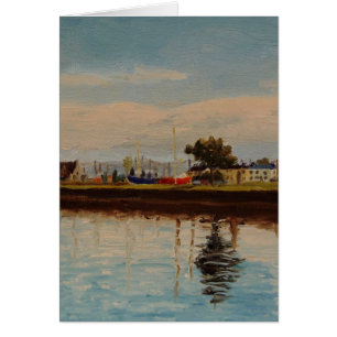 Puerto escénico de Galway City Irlanda