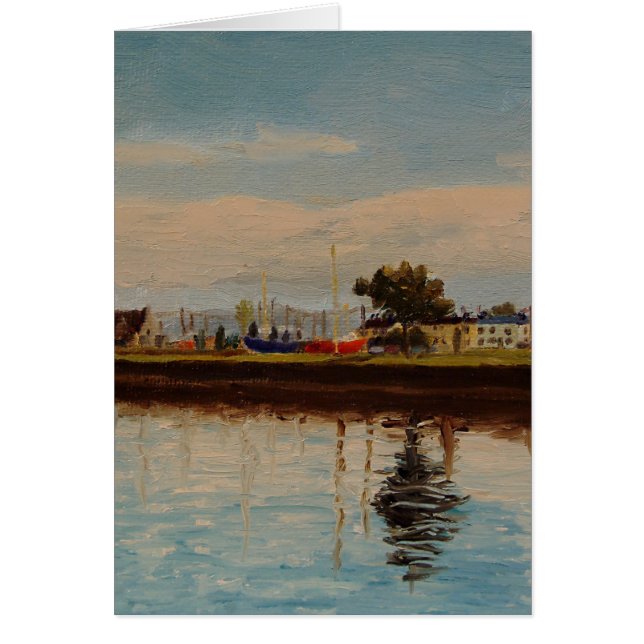 Puerto escénico de Galway City Irlanda (Frente)