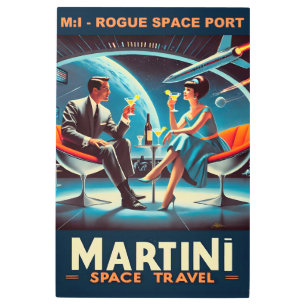Puerto espacial Martini Space Travel: Poster Rogue