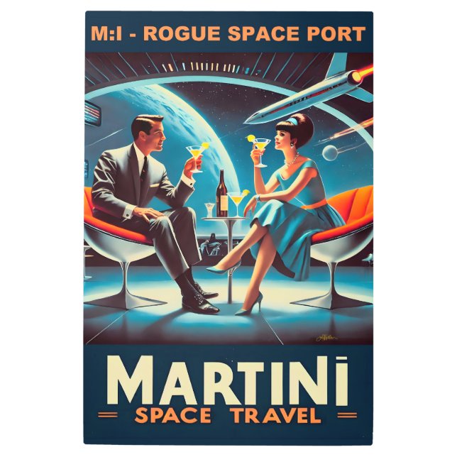 Puerto espacial Martini Space Travel: Poster Rogue (Anverso)