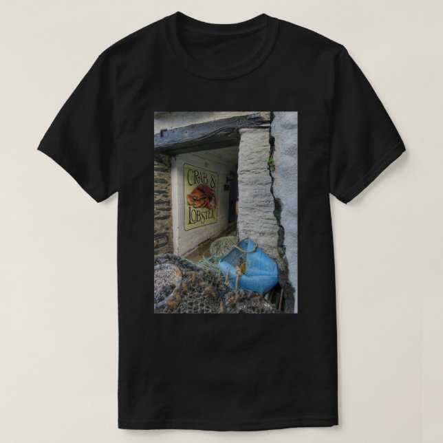 Puerto Isaac. Portwenn. Camiseta clásica (Diseño del anverso)