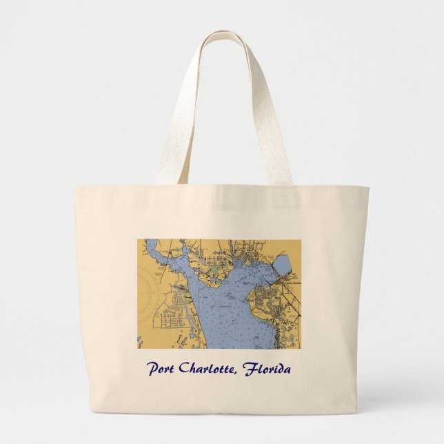 Puerto la bolsa de asas náutica de la carta de (Frente)