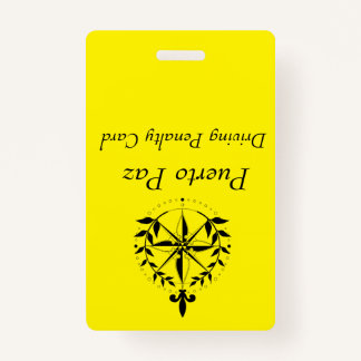 Puerto Paz - Tarjeta de penalidad de conducir (ama