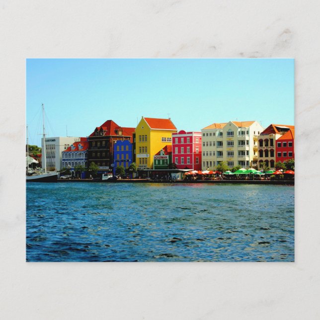 Puerto postal de Willemstad Curacao (Anverso)