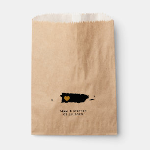 Puerto Rico Boda Favor de Tratar Sacks, Bolsas de 
