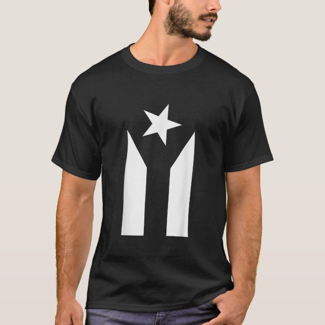Puerto Rico: Camisa de protesta contra la bandera  (Anverso)
