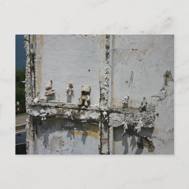 Puerto Rico con tarjeta postal (Anverso)