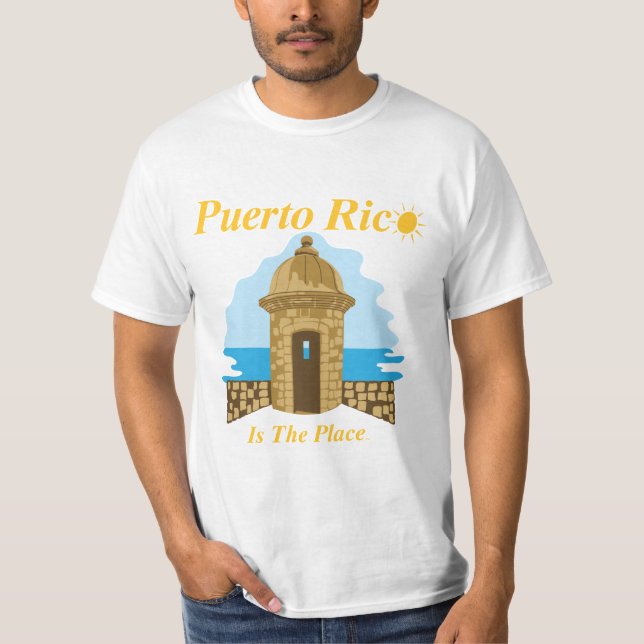 Puerto Rico es la camiseta del lugar (Anverso)