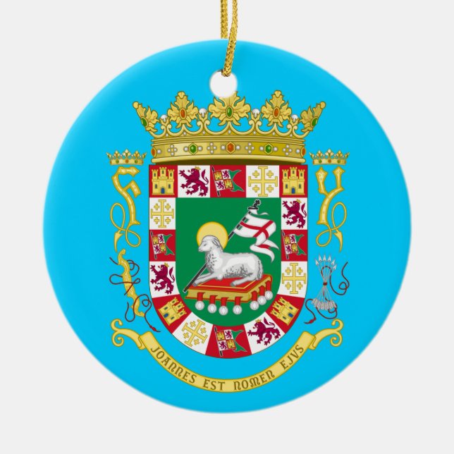 Puerto Rico * ornamento del navidad (Frente)