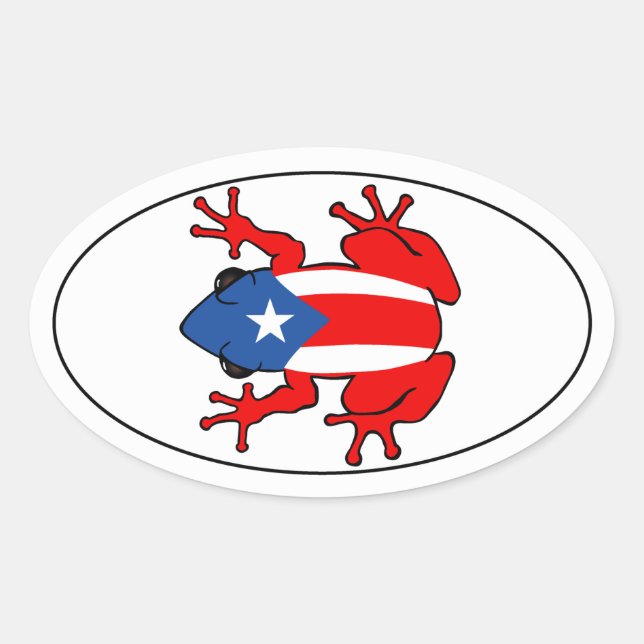 Puerto Rico - Pegatina Coqui (Anverso)