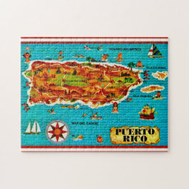 Puerto Rico Spanish 11x14 Puzzle