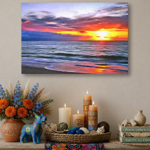 Puerto Vallarta Malecon Atardecer 1739 Arte