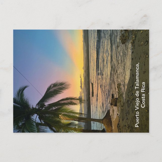 Puerto Viejo de Talamanca, postal de Costa Rica (Anverso)