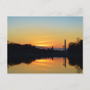 Puesta de sol desde Capitol Hill. Postal