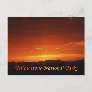 Puesta de sol desde Mt. Washburn Postal