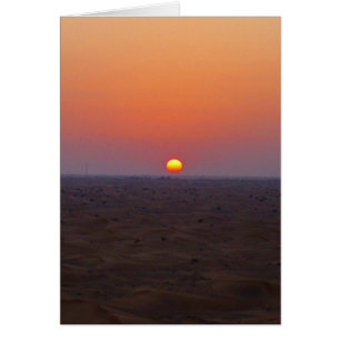 puesta de sol en arabia