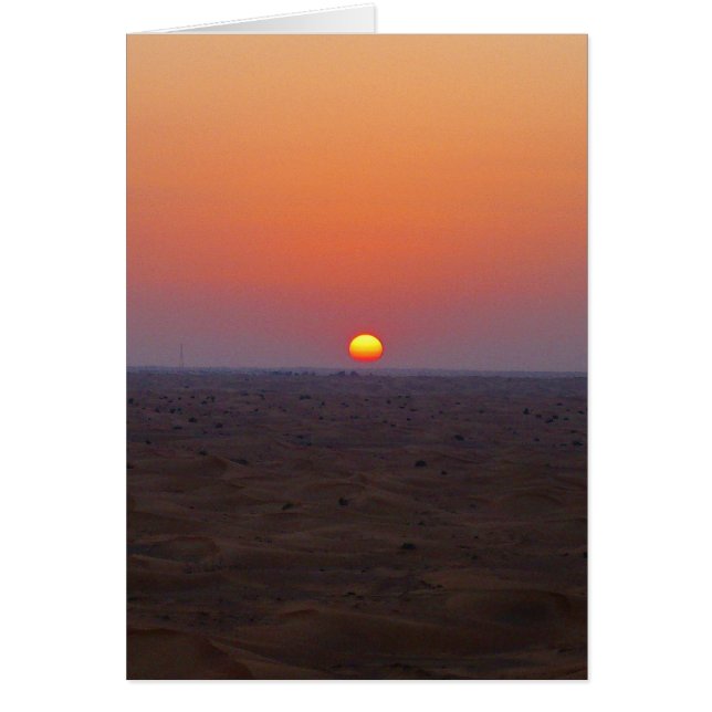 puesta de sol en arabia (Frente)