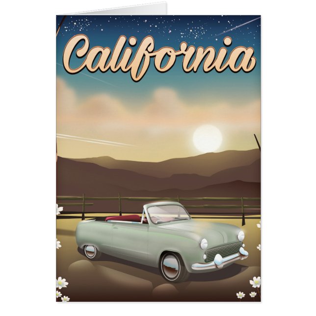 Puesta de sol en California (Frente)