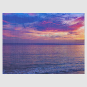 puesta de sol en la playa 2 papel tisular