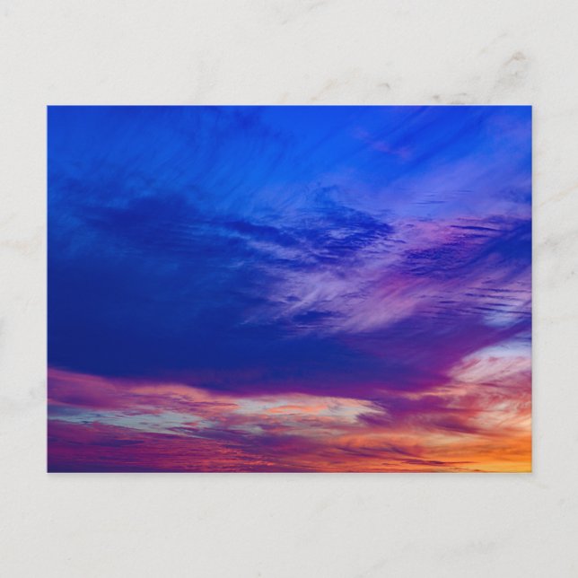 puesta de sol en la playa 3 postal (Anverso)