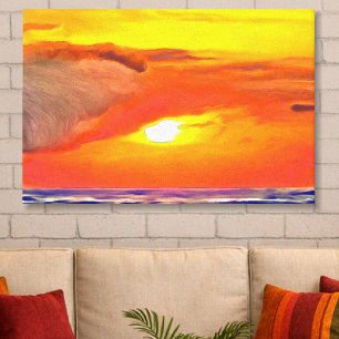 Puesta de sol en Puerto Vallarta Océano 2443 Arte