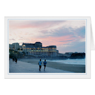Puesta de sol invernal, la Grande Plage
