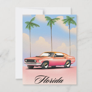 Puesta de sol rosa de Florida