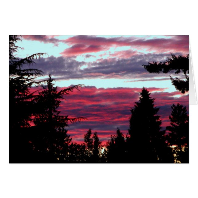 Puesta del sol brillante (Anverso (Horizontal))