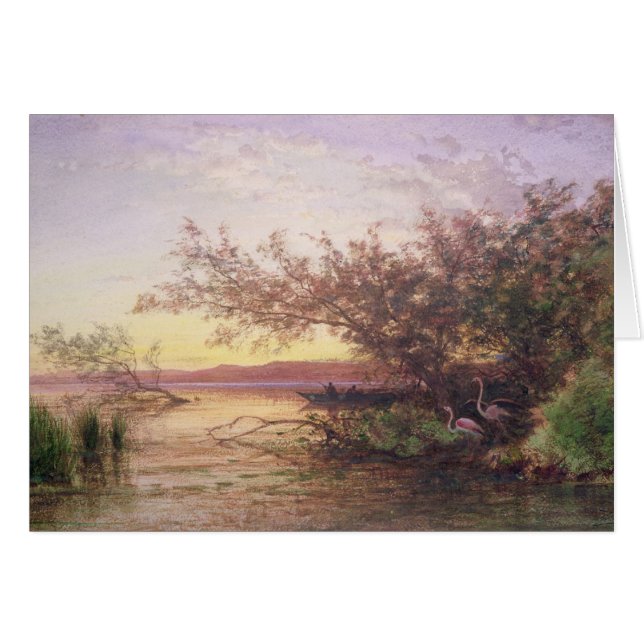 Puesta del sol, Camargue (Anverso (Horizontal))