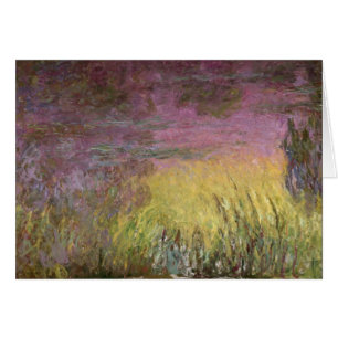 Puesta del sol de Claude Monet el   Waterlilies,